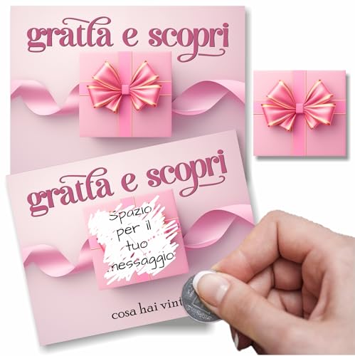 48 Biglietti GRATTA E VINCI per estetiste parrucchiere manicure negozio