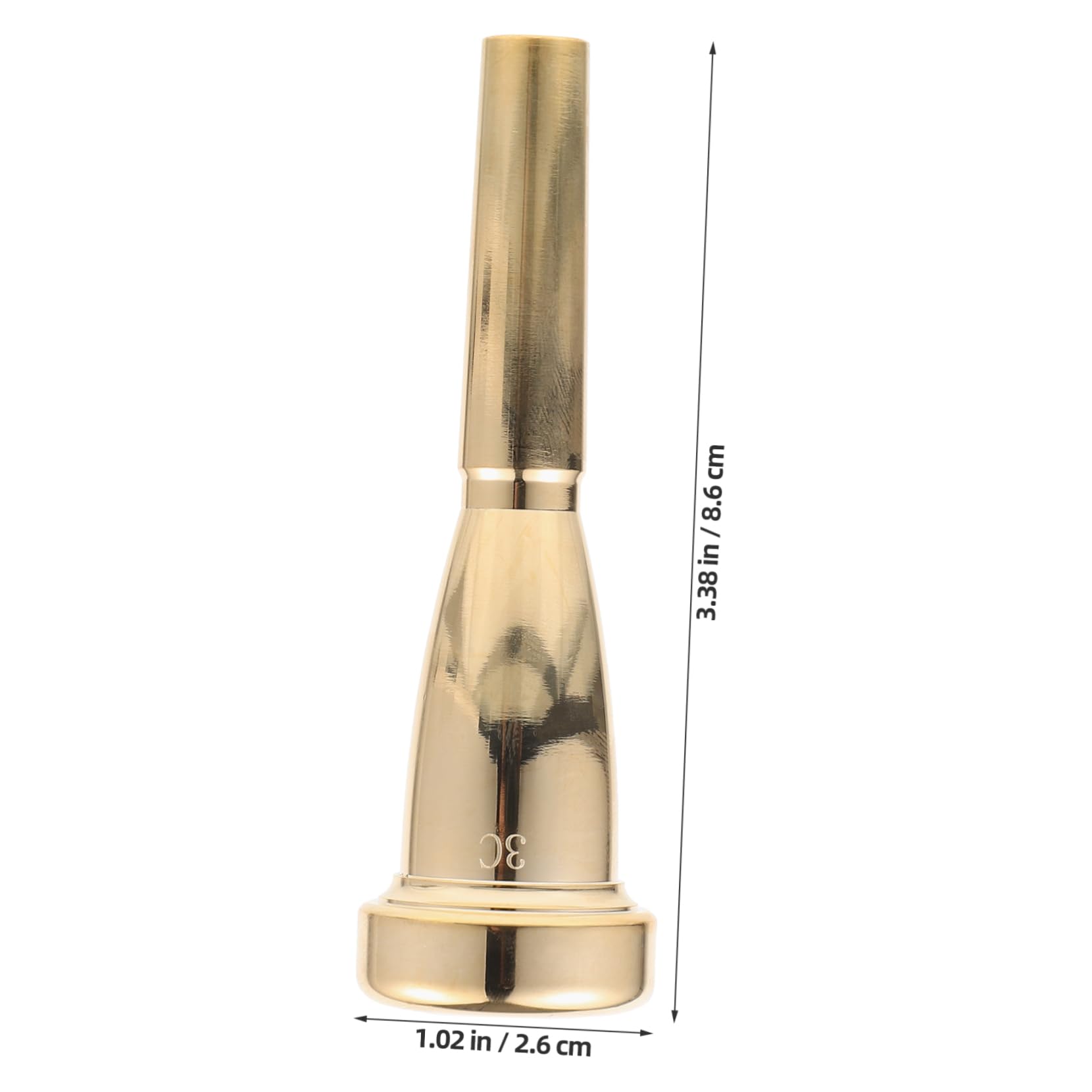 BESTonZON Trumpet Mouthpiece Replacement for Trumpet Musical Instrument Accessory Horn Mouthpiece Supplies