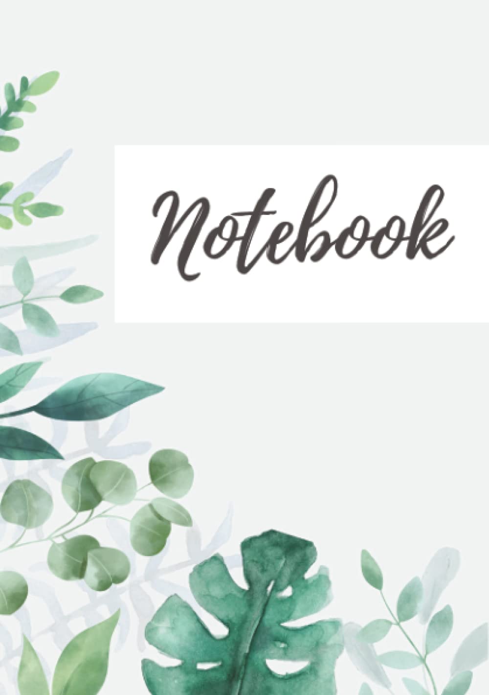 Dot Grid Notebook A5 (5.8 x 8.3 inches) - 100 Dotted Pages Notebook/Journal, Tropical Leaves Softcover