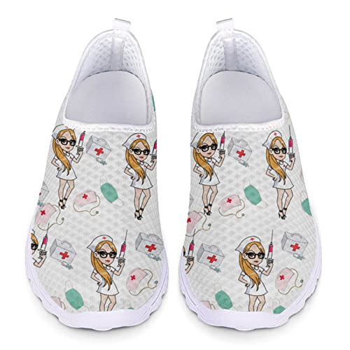 Jndtueit Moda Enfermería Zapatos para Correr...