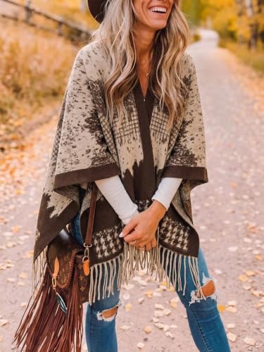 Image of Breezy Lane Shawl Wraps for Women Ponchos Ruana Wraps Cardigan