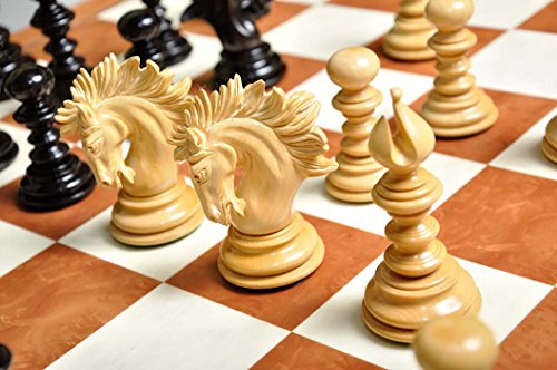 The House Of Staunton The Savano Series Luxury Chess Set, Box, And Board Combination (Genuine Ebony And Natural Boxwood) #TOP1