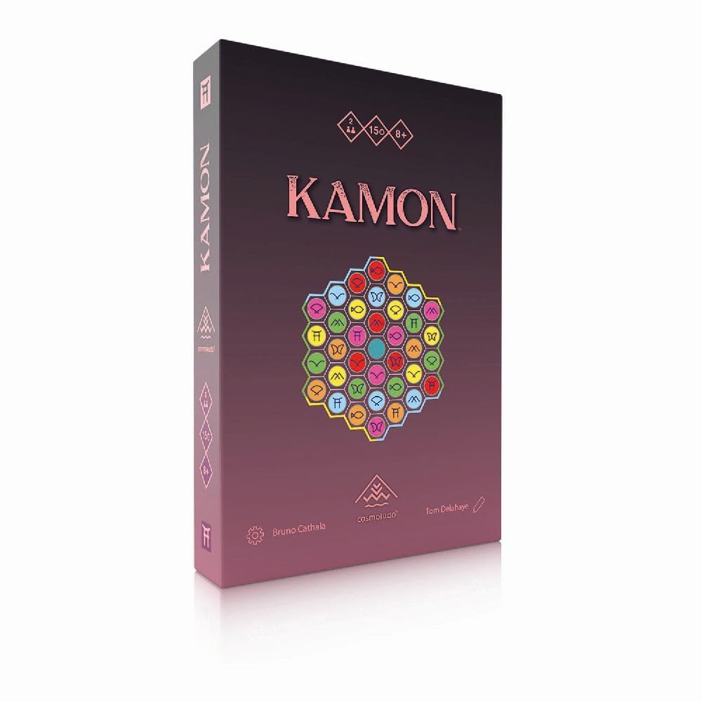 Cosmoludo Kamon 3143103, Board, Strategy, 2 Person, Abstract Game for Adults and Children from 8 Years