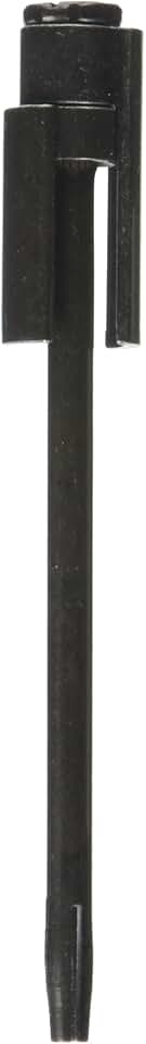 Perfect Products Residential Hinge Pin Door Stop Matte Black, Durable Carbon Steel Bumperless Design, Requires 0.25 Inch Clearance, Ultra-Low Profile Hinge Mounted with Easy No-Tool Installation