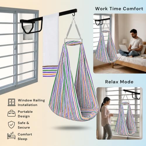 Image of Vparents Sleeping Essentials with Mosquito Net & Spring with Stand, Neonate (Blue)