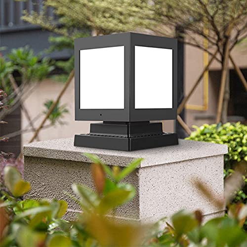 Luz De Pedestal Solar De Pie Con Luz Para Exteriores, Luces De Camino Solares Al Aire Libre Hechas De ABS, Luces De Poste A Prueba De Intemperie Solares De Luz De Jardín Luz De Camino,6000k Cover