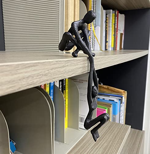 Figura pareja hierro en pose de yoga 8.5 pulgadas miniatura 2