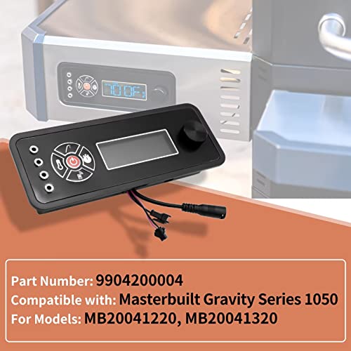 9904200004 Controller Compatible with Masterbuilt Gravity Series 1050 Digital Charcoal Grill + Smokers, Digital Control Panel (Non-Wifi) for Model: MB20041220, MB20041320 Replacement Part - Thumbnail 5