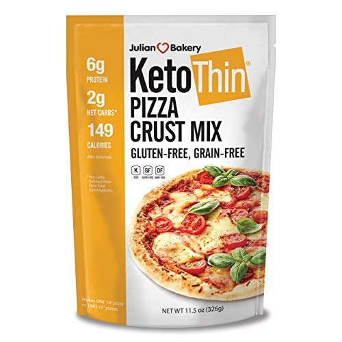 Julian Bakery Keto Thin Pizza Crust Mix | Gluten-Free | Grain-Free | Low