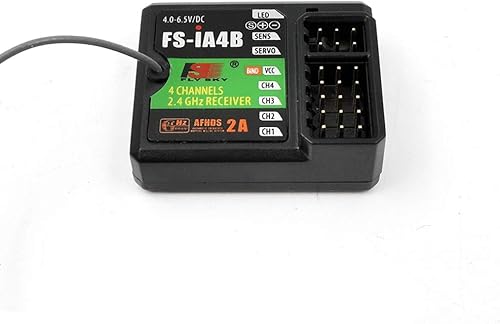 Miniatura 8 de Goolsky Flysky FS-iA4B - Receptor de coche para barco (2,4 GHz, 4 canales, 4 canales, 4,0 a 6,5 V CC, para FS-I10, FS-I6, FS-GT2F, FS-GT2G y