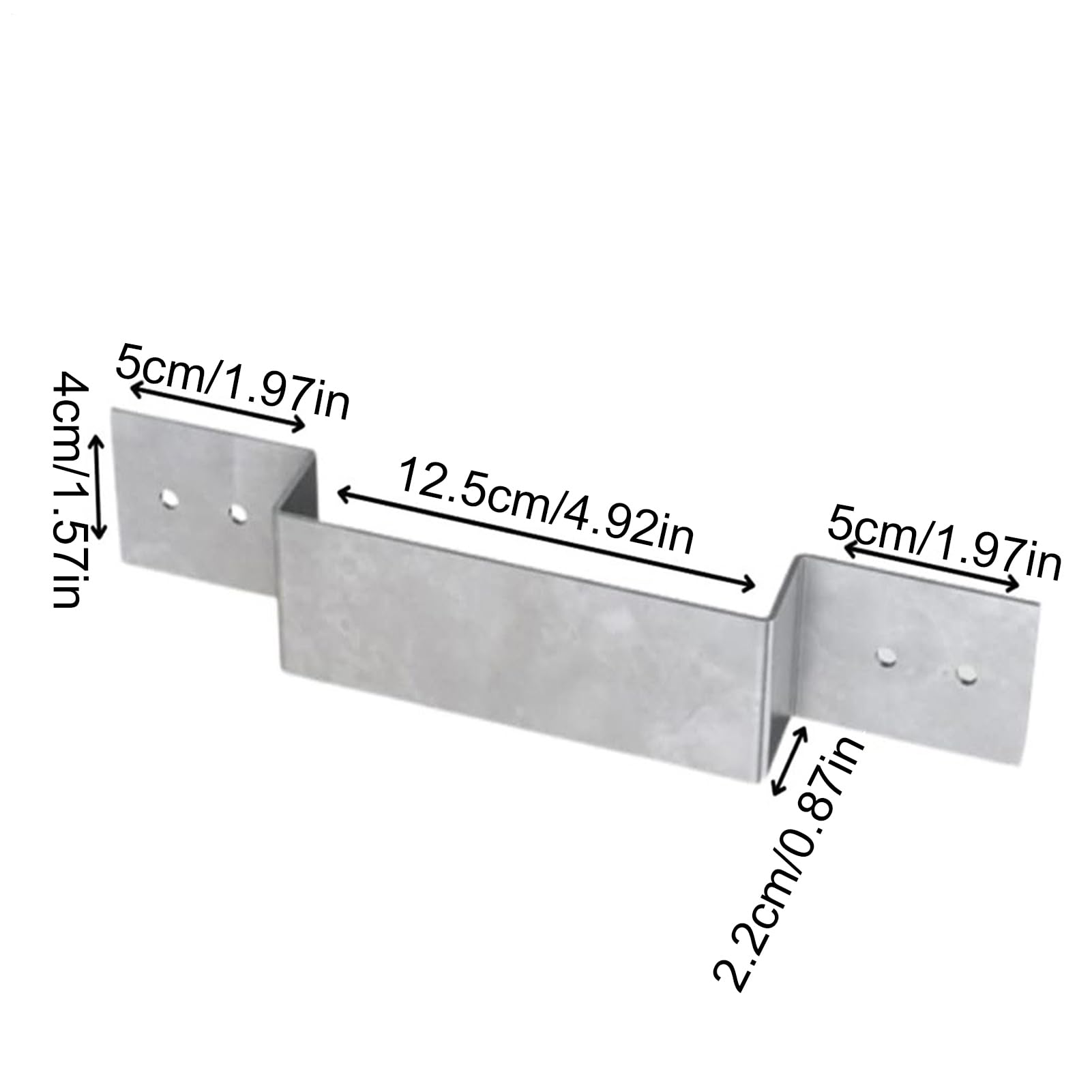 Supporti Di Sicurezza Per Pali Di Recinzione: Confezione Da 10 Clip Zincate, Pannello Antiurto, Post In Legno O Calcestruzzo Da 100 Mm | Clip Zincate Per Pali Di Recinzione Per Un Installazione