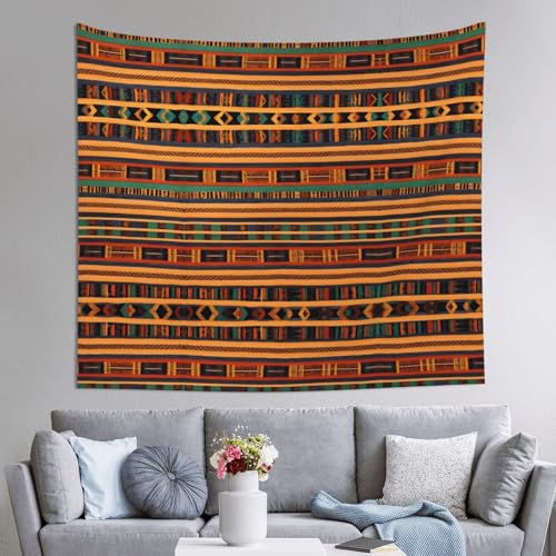 Tapisserie africaine imprimée EdWal 152x130cm grand format déco murale