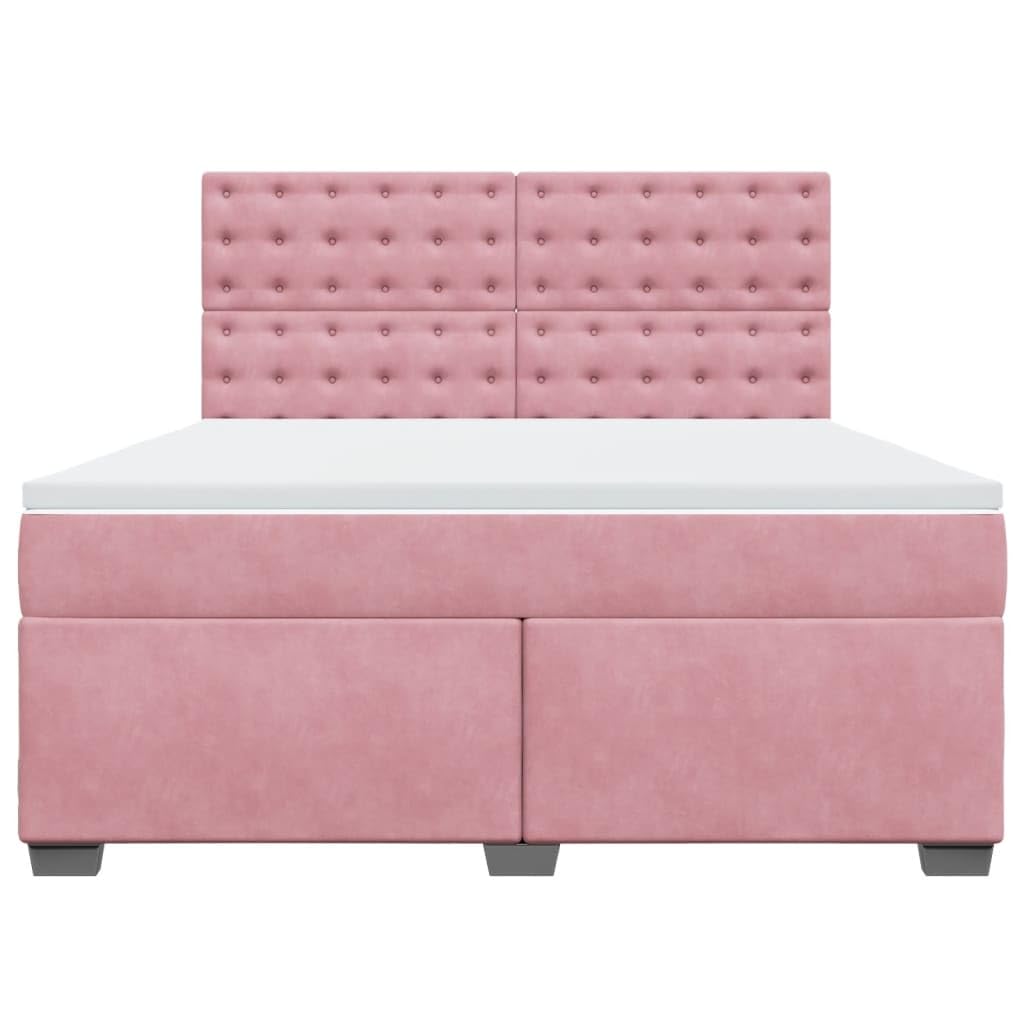 Cama de muelles de 180 x 200 cm con muelles ensacados y cabecero ajustable en altura para dormitorio juvenil