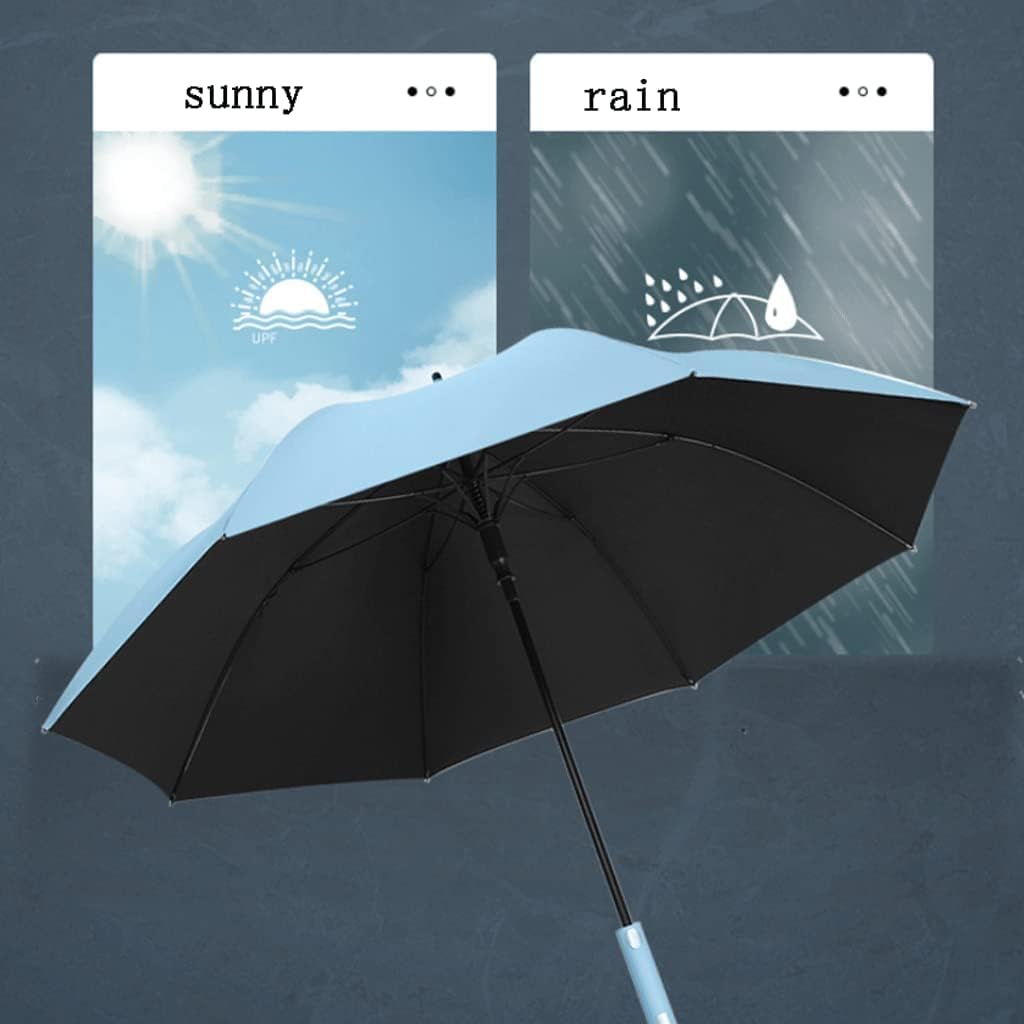 Car Umbrella Travel Umbrella Large Automatic Open Golf Umbrella Extra Large Oversize Vented Stick Umbrellas Umbrellas for Rain Windproo (Color : D)