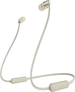 Sony WI-C310 Bluetooth Wireless In-Ear Headphones with Mic, up to 15h battery life, Gold asin的图片