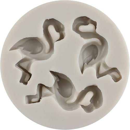 Miniatura 7 de Sijiangmold Molde de silicona con hojas tropicales de flamenco, moldes de fondant de flores de hibisco, moldes de piña y chocolate para decoración