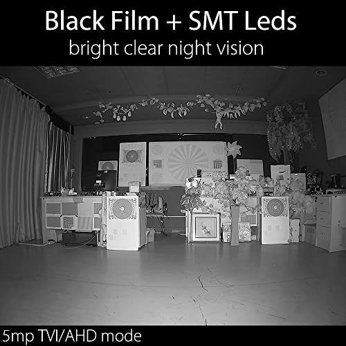 Honic Clear Night Vision 5Mp Tvi/Ahd, 4Mp Hdcvi 2.8-12Mm Manual Zoom Bullet Cctv Security Camera, Outdoor Ir Waterproof Hybrid Surveillance Analog Camera #TOP3