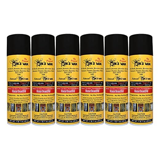 Original Bee's Wax Furniture Polish - 6 Pack