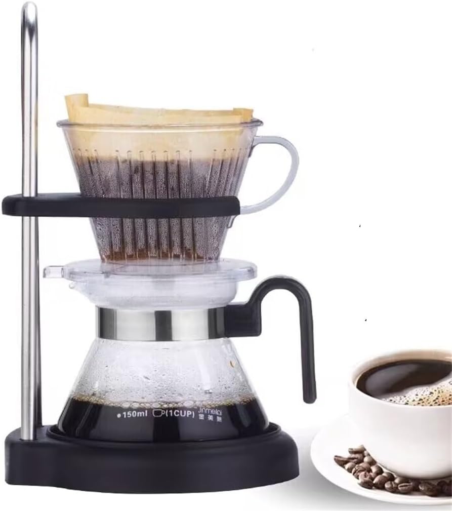 Hand Brewed Coffee Pot Set Filter Cup Sharing With Bracket Combination Manual Drip