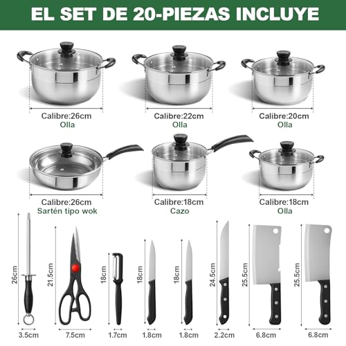 Opiniones y reviews de Bateria de cocina acero inoxidable para comprar online. 23 Imagen adicional