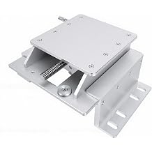 Haofy Boat Jack Plate Manual Adjustable 6 Inch Aluminum Outboard Motor Riser for Engines Under 30 H P Transom Height Bracket with Hardware for Shallow Water