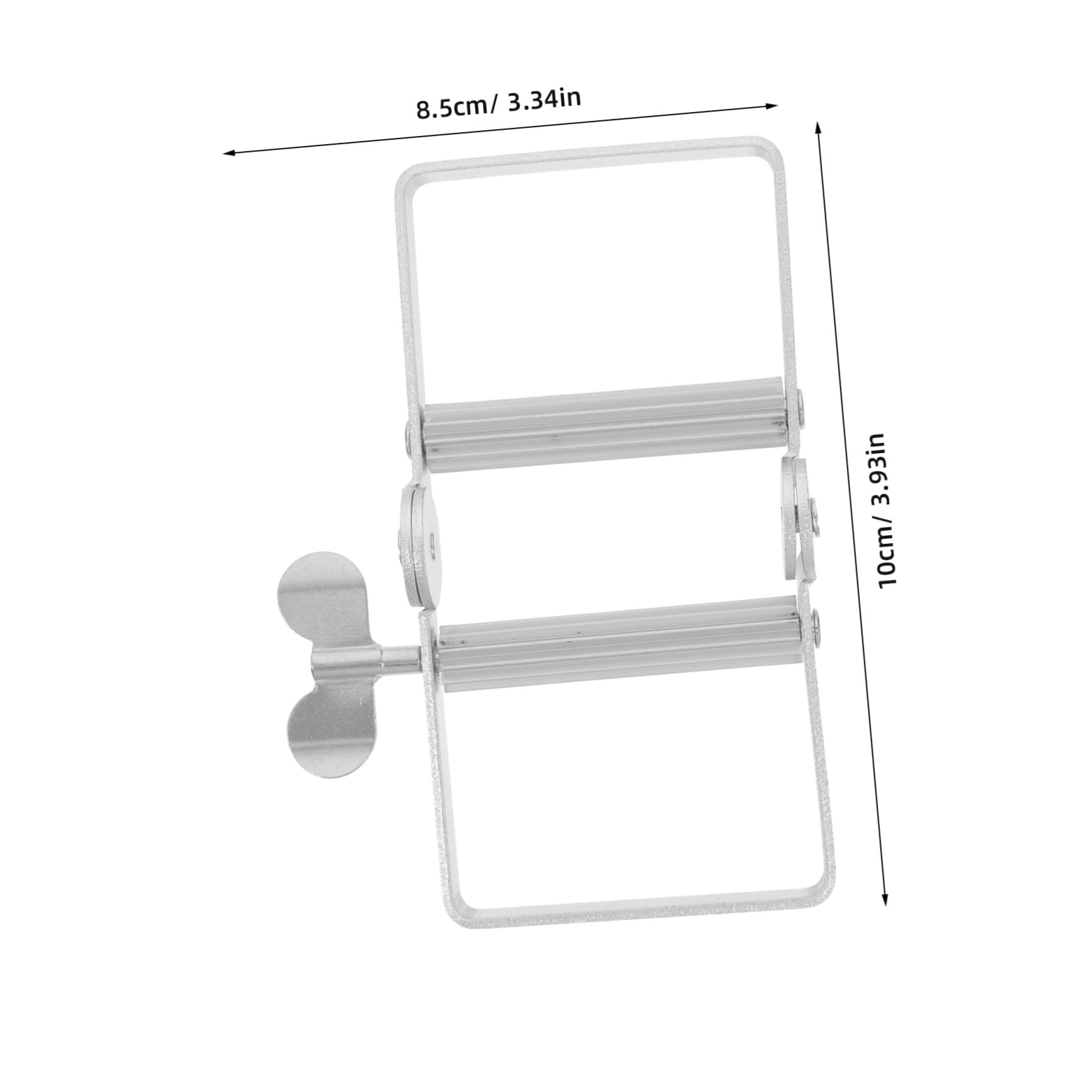 VALICLUD 2piezas Exprimidor de Pasta de Dientes de Acero Inoxidable Herramienta Exprimidora de Tubos para Tinte de Cabello Exprimidor Manual de Tubos de Pasta de Dientes para Uso el Hogar