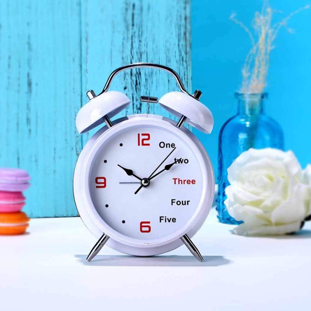 Réveil double sonnerie sans tic-tac pour retrouver le sommeil