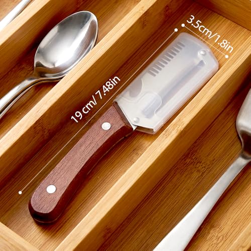 Premium Vegetable Peeler with Wooden Handle and Bottle Opener, Multi-Functional Vegetable Peeler for Kitchen, Kitchen Gadgets Tool for Fruit Pumpkin Peeling Potato Carrot Veggie Peeler (2) #5