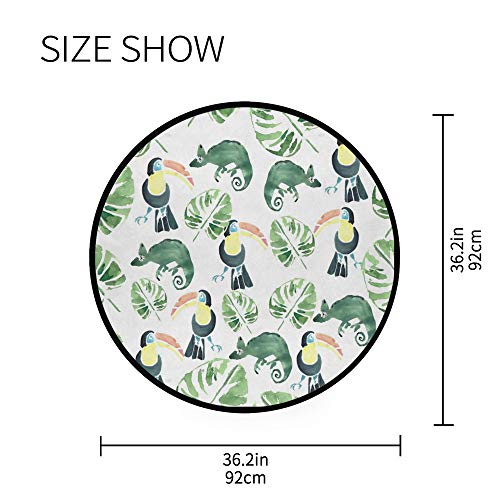 Tapis de cuisine antidérapant rond absorbant l'eau - 5