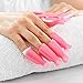 Anezus Nail Polish Remover Clips Set Includes 20 Pack Toe and Finger Gel Nail Polish Remover, A Cuticle Pusher and 500 Pack Cotton Pads for Gel Polish Removal