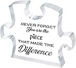 KOWVOWZ Acrylic Decorations Table Decorations Farewell Gifts Thank You Gifts for Colleagues Leave Gifts for Colleagues Female Friends Suitable for Father's Day Teacher's Day