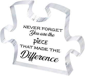 ديكورات طاولة اكريليك من كوفوز، هدايا وداع وشكر للزملاء والصديقات - مناسبة لعيد الاب وعيد المعلم