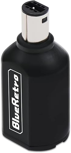 BITFUNX BlueRetro NGC Wireless Controller Adapter - Support Firmware Upgrade, Dual-Mode BT, Keymap Configuration, Compatible with PS3PS4PS5,Xbox One