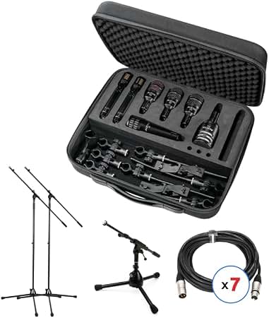 Amazon.com: Behringer BC1200 Professional 7-Piece Drum Microphone
