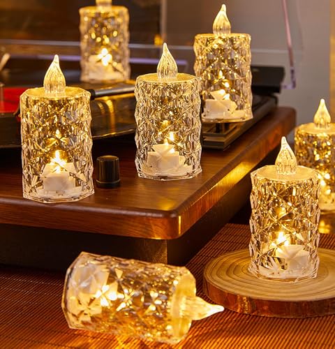 Battery Operated Tea Light Candles - Safe & Long Lasting - Image 3