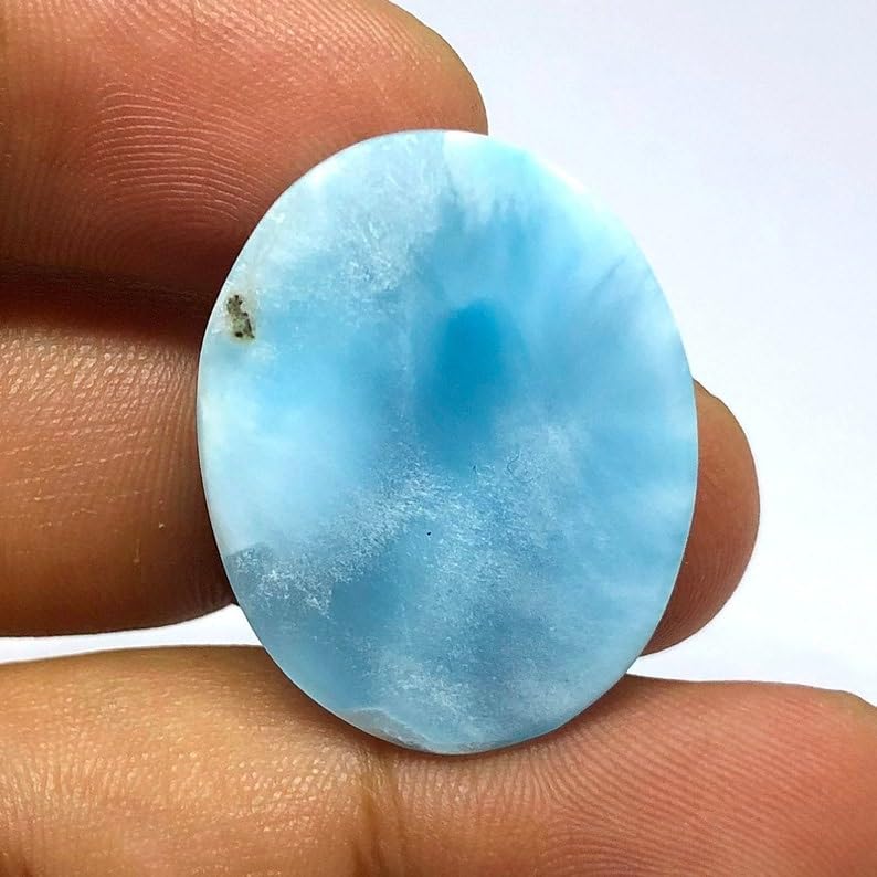 Pierre larimar véritable pour fabriquer un pendentif bohème en été