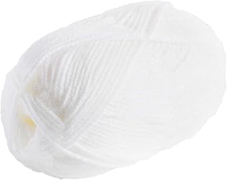 Knit Picks Brava White 100% Acrylic Worsted Weight Soft Yarn for Knitting, Crocheting, Knitting Machine use, Medium Weight 4 Yarn for Washable Projects (White) - Buy now