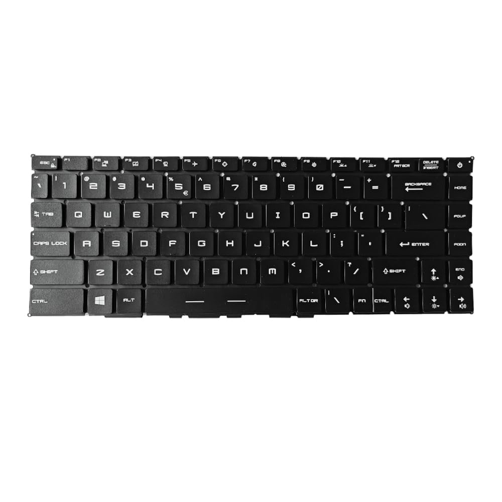 Clavier MSI GP66 Raider et Stealth 15M de rechange rétroéclairé MS-1542