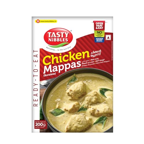 Image of Tasty Nibbles Ready to Eat Chicken Mappas 200g [Pack of 3]| Open Heat & Eat | Non-Vegetarian | No Added Preservatives | Japanese Retort Technology