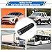 VekAuto 1 Pc Car Heater Duct Pipe 75mm ID 80cm Max l Warm Air Ducting Hose Car Truck RV Bus Van Boat Aluminum Foil Black