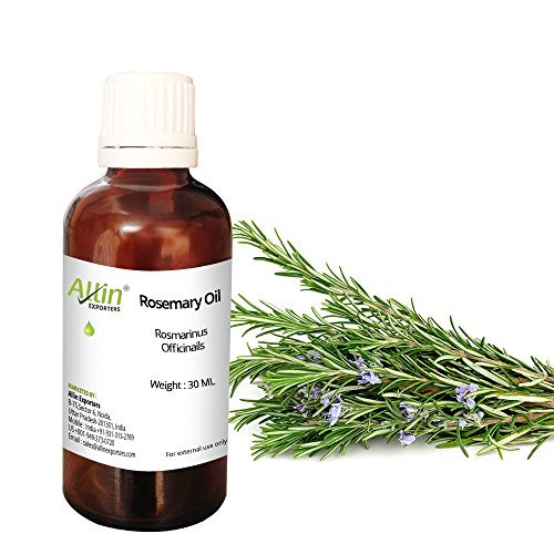 Allin Exporters Rosemary Essential Oil Natural Pure Therapeutic Grade for Hair Growth Skin Massage & Diffuser Aromatherapy (30 ML)