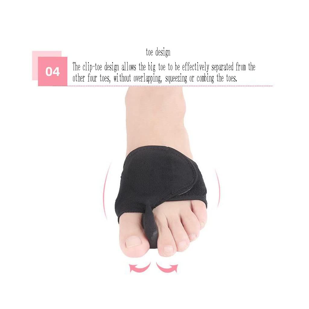 Protector de pie en valgo para Pulgar, Cuidado del antepié, separación del Dedo del pie, Protector médico Separador de Dedos, ajustador de juanete, Protector Hallux