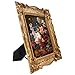 SIMON'S SHOP 8x10 Picture Frame Baroque Picture Frames 8x10 Vintage Photo Frames 10 x 8 in Bronze