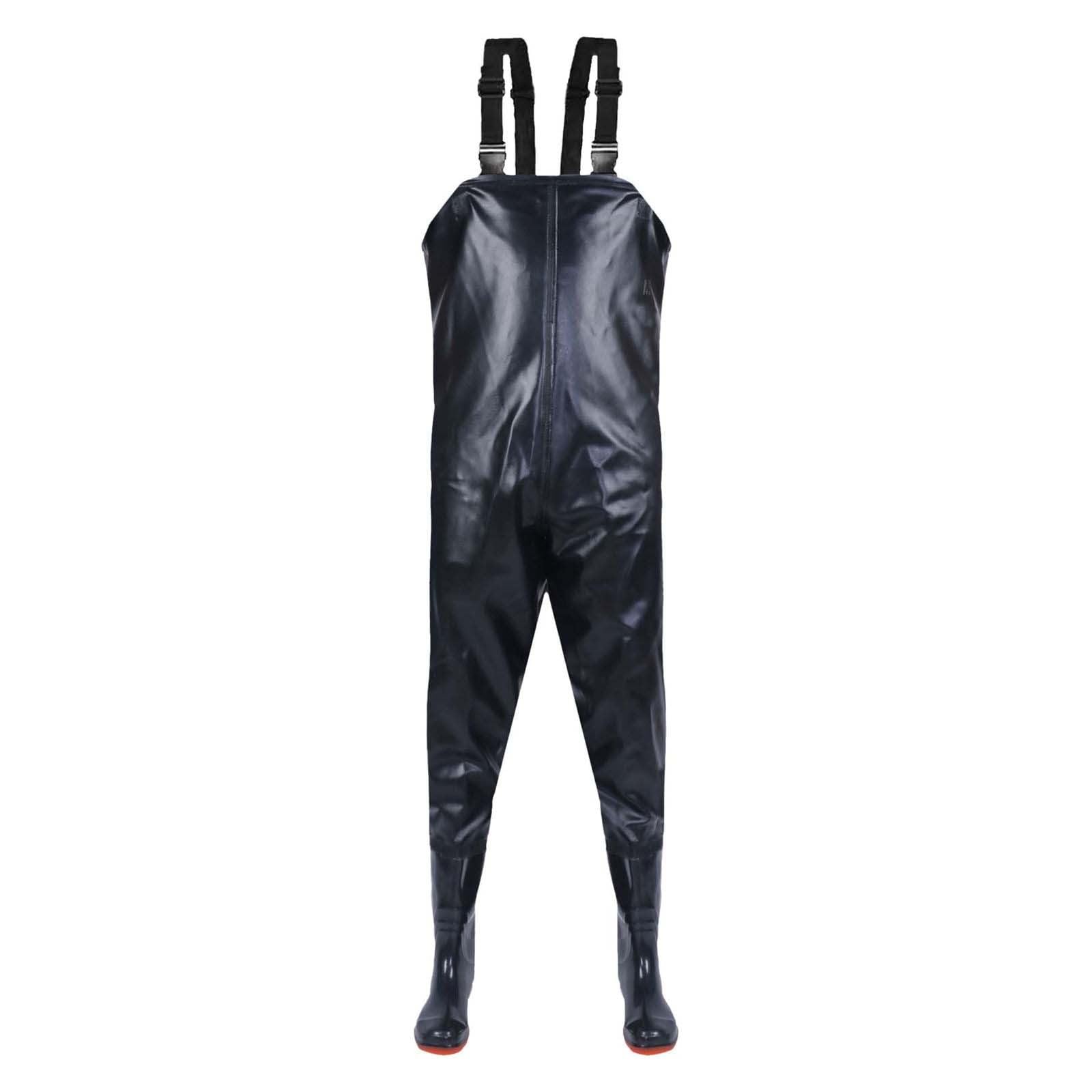 Wathose mit Stiefeln für Herren, wasserdicht, atmungsaktiv, zum Angeln, schnell trocknend, Jagd-Overall, klassische Passform, leichter Overall für Fliegenfischen, Entenjagd