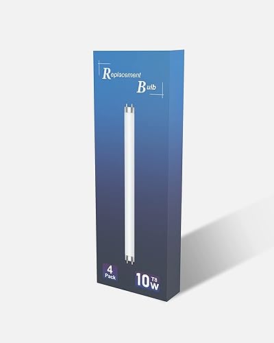 Miniatura 7 de Shootingstar Bug Zapper - Bombilla de repuesto de 10 W para exterminador de insectos de interior de 20 W, tubo de luz BL T8 F10W compatible con