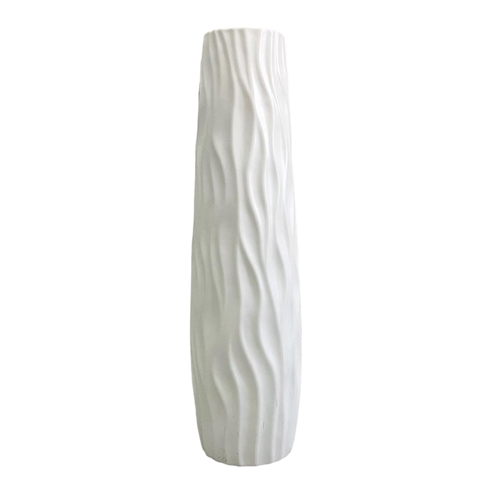 22.83" Tall Floor Vase Faux Ceramic Large Flower Holder Modern Home Decor Living Room Entryway Big Standing Vase