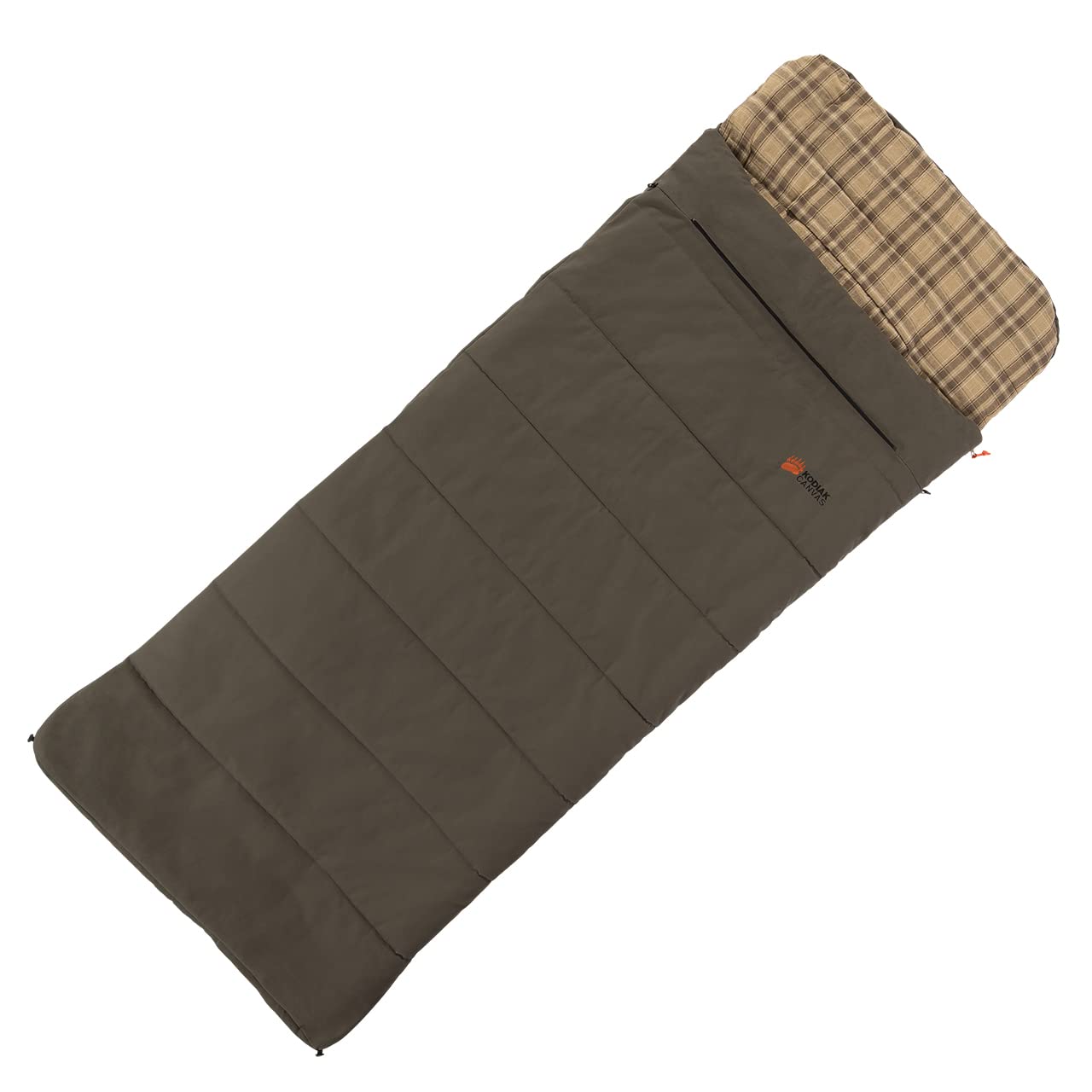 Amazon.com : Kodiak Canvas Z Top Sleeping Bag: 0°F, Regular
