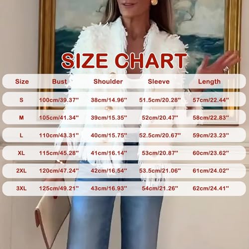 Womens Fuzzy Open Front Cardigan 2025 Trendy Faux Fur Coat Dressy Shaggy Jackets Fashion Fall Winter Clothes3