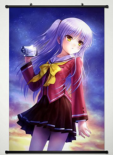 Amazon.com: Angel Beats! Wall Scroll Poster Fabric Painting for