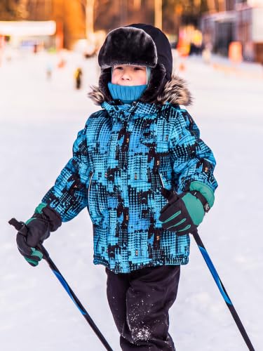 Image of Bencailor 3 Pairs Kids Ski Gloves Children Winter Gloves